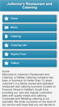 Mobile Screenshot of juliennescatering.com